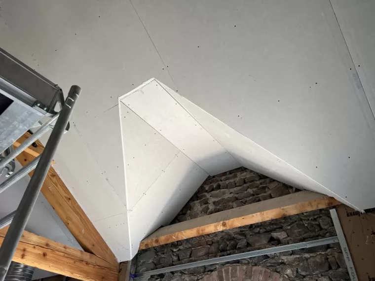 Plafond cathédrale - Contre cœur 3 pans