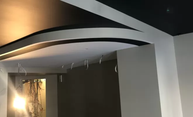 Rénovation en plâtrerie peinture d'un magasin à Saint-Galmier