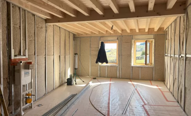 Isolation Biosourcée d'une maison à Saint Hilaire Cusson la Valmitte